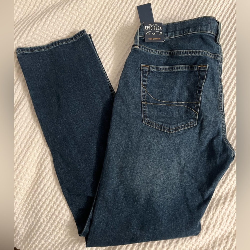 Men’s Hollister Slim Straight Jeans (NWT)